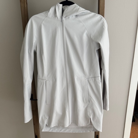 Lululemon Athletica White Zip-Up Jacket - Picture 1 of 3